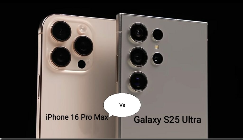 Compare Samsung Galaxy S25 Ultra vs. Apple iPhone 16 Pro Max